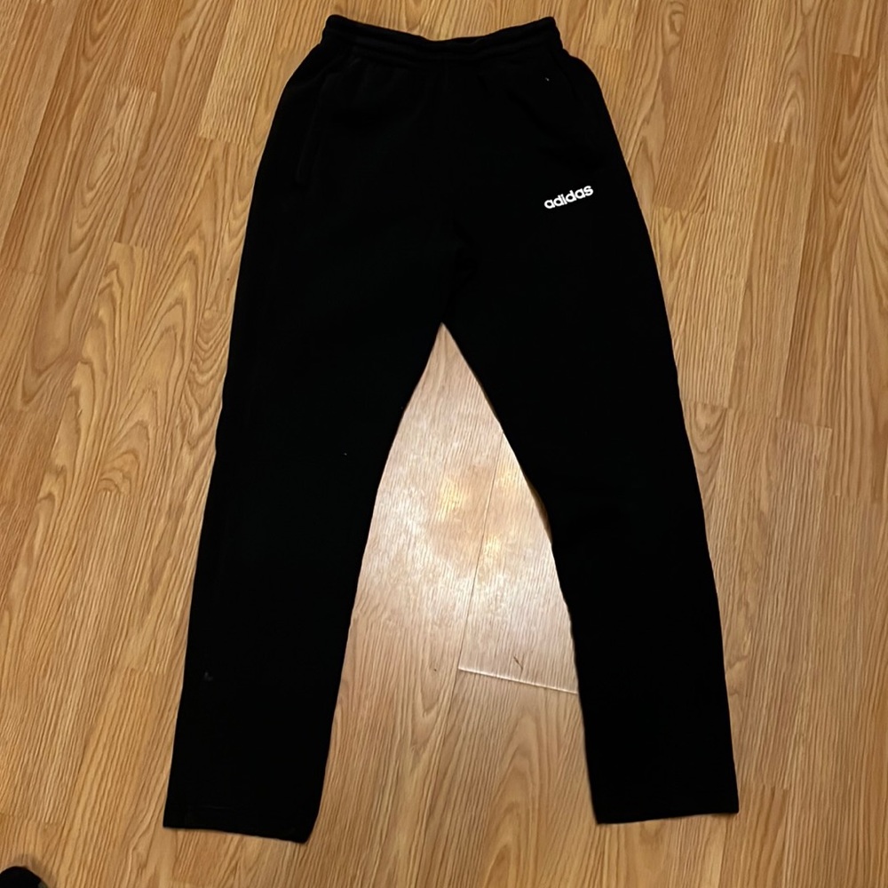 Adidas black sweatpants size s